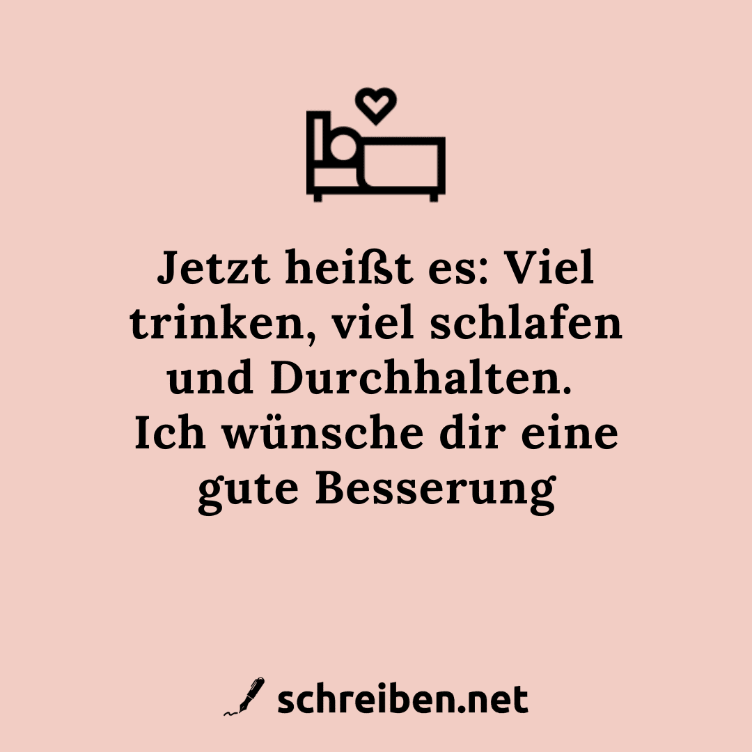 Gute Besserung 35 Sprüche + 7 Tipps für Genesungswünsche