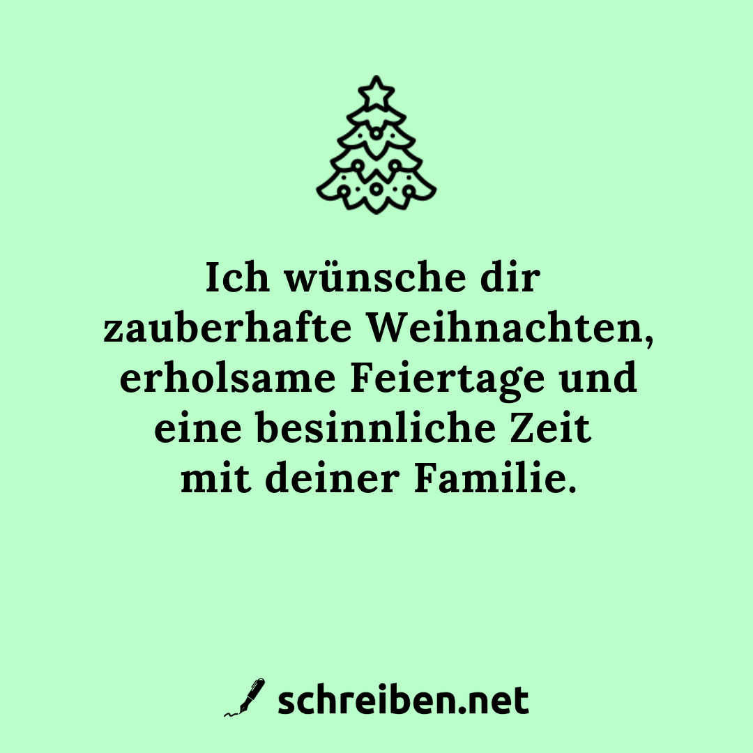Weihnachtswünsche 25 Sprüche & Texte für Weihnachtskarten