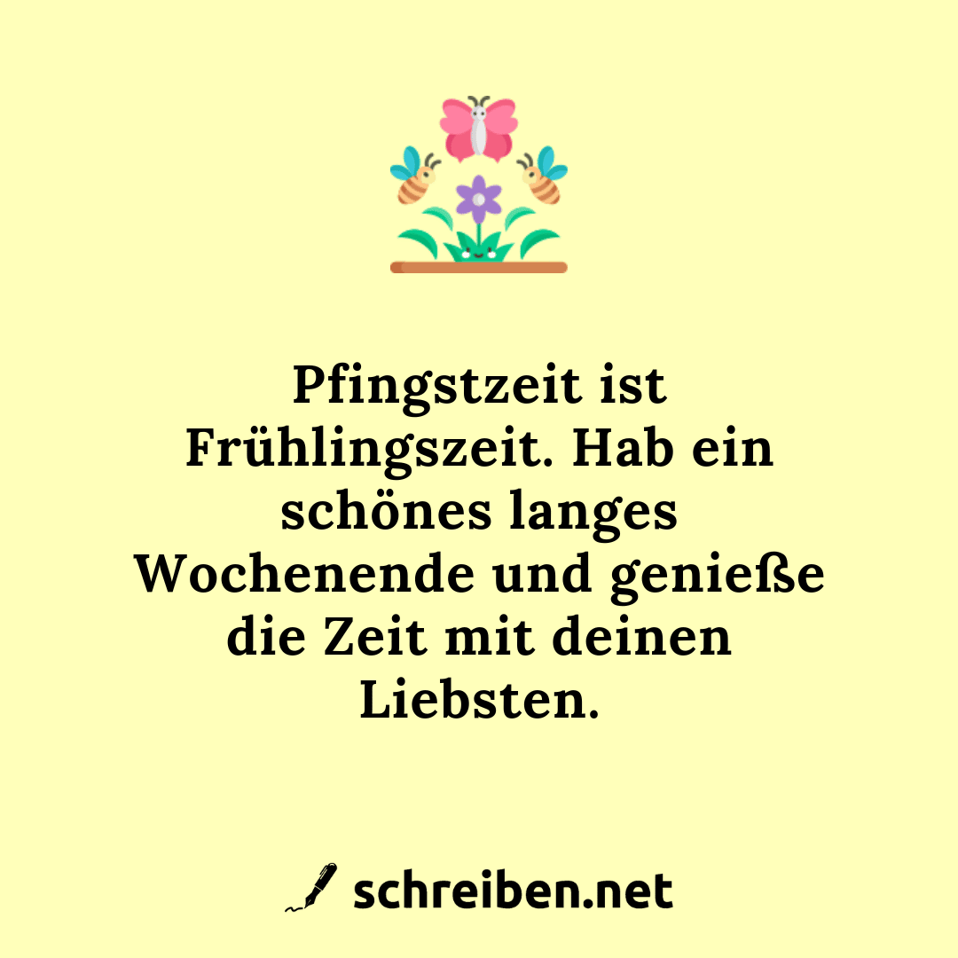 Pfingstgrüße 50 Sprüche & 10 Bilder für frohe Pfingsten