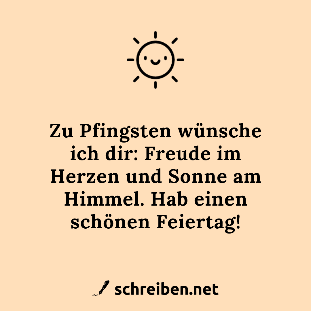 Pfingstgrüße 50 Sprüche & 10 Bilder für frohe Pfingsten